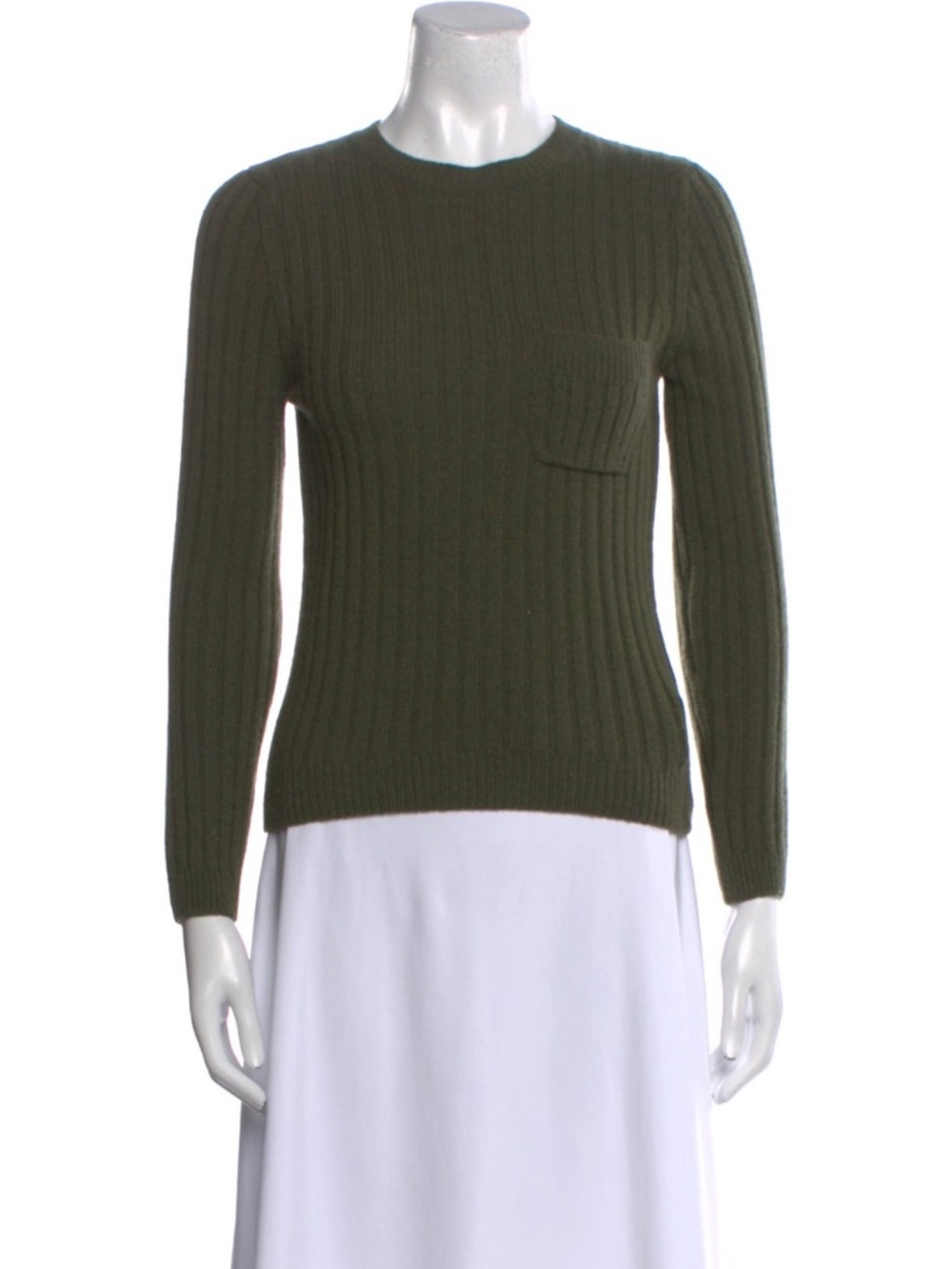 DÔEN Merino Wool Sweater Olive Green (Small)